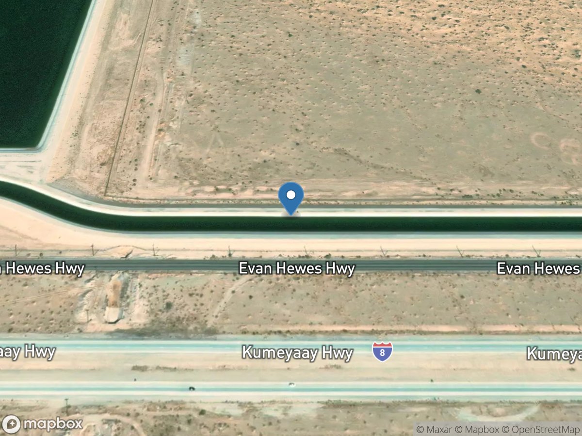 Brock Reservoir Inlet near Calexico, CA location