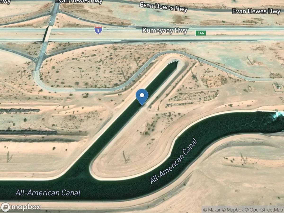 Brock Reservoir Outlet near Calexico, CA location