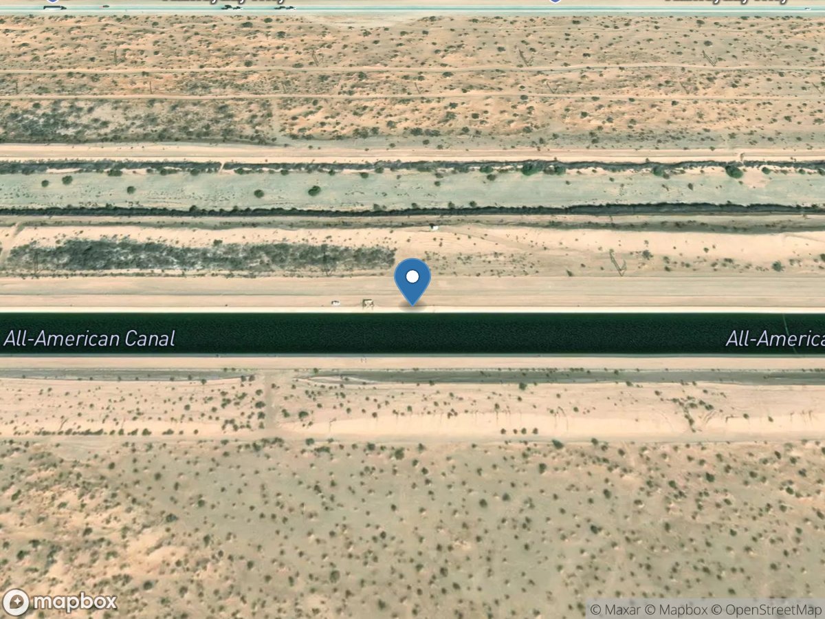 All-American Canal below Drop 2 Reservoir Outlet location