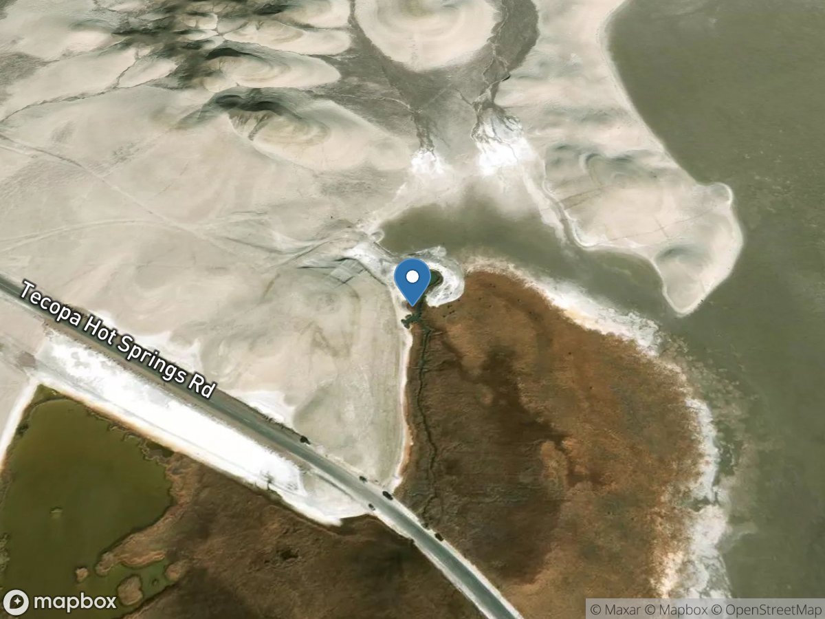 Borehole Spg Channel near Tecopa Hot Spgs, CA location