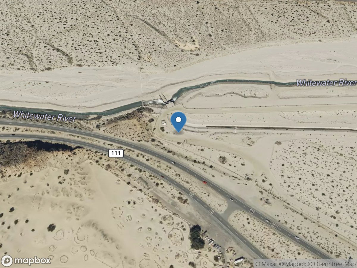 Whitewater River a Windy Point Main Channel CA location