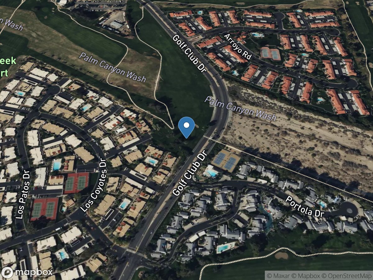 Palm Cyn Wash near Cathedral City CA location