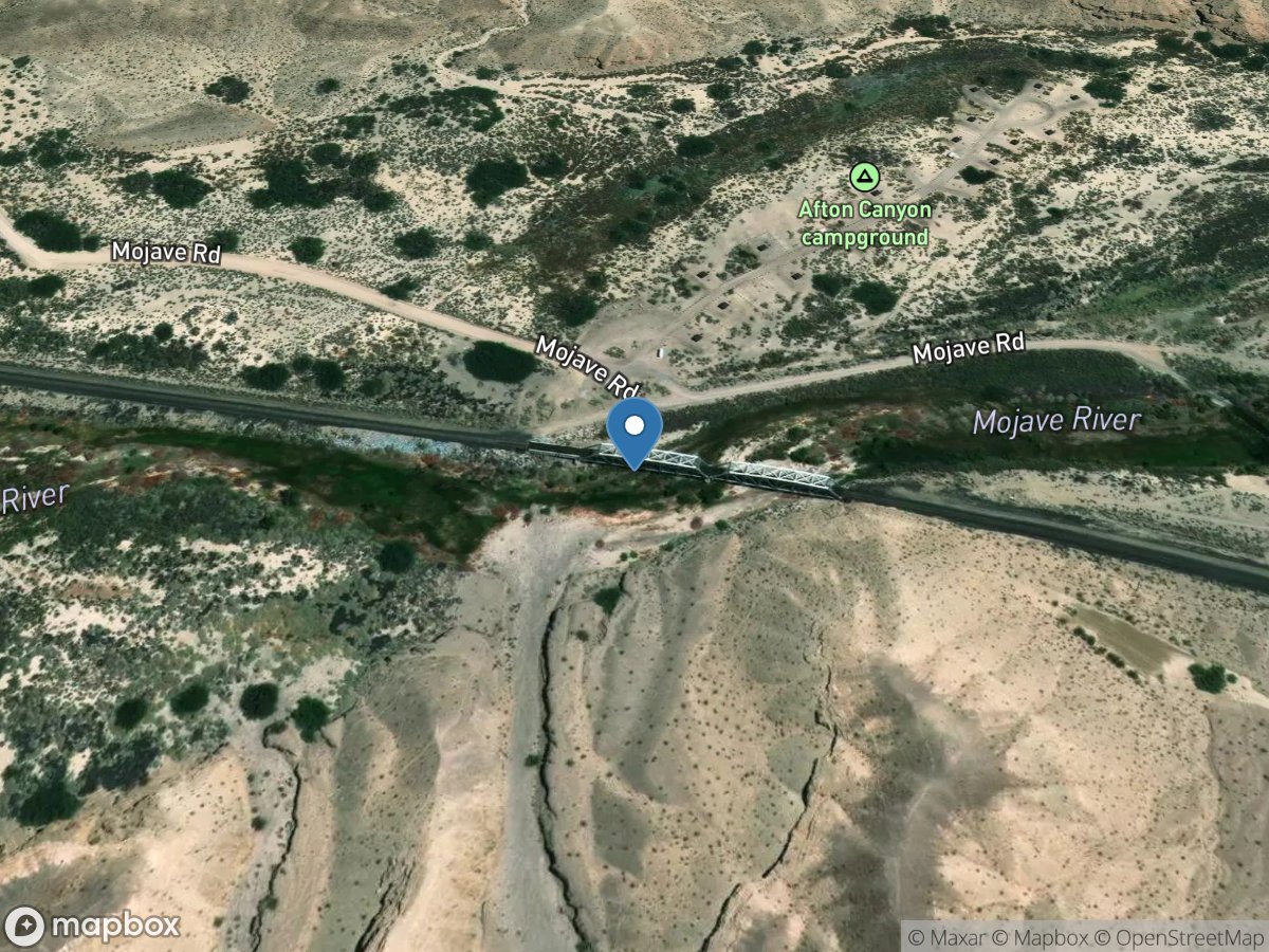 Mojave River a Afton CA location