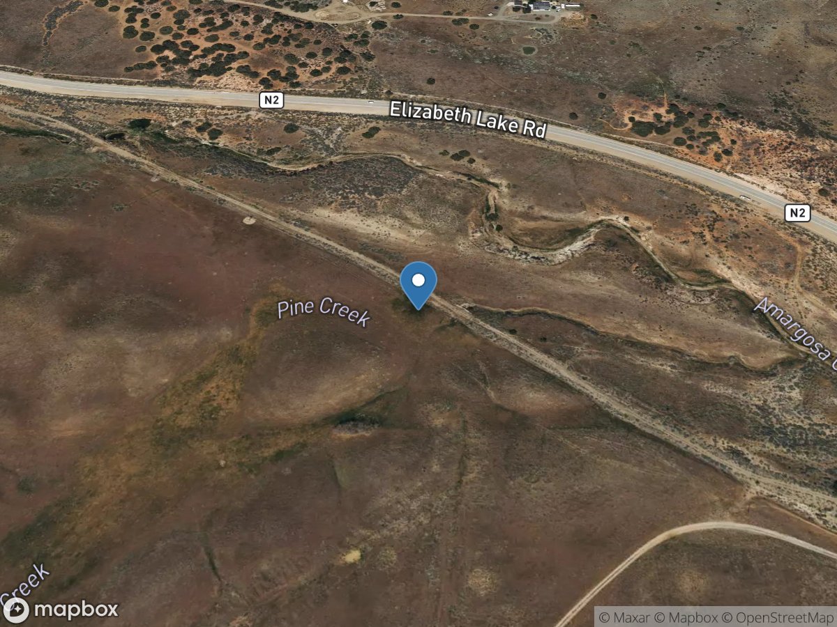 PINE Creek Near PALMDALE CA location