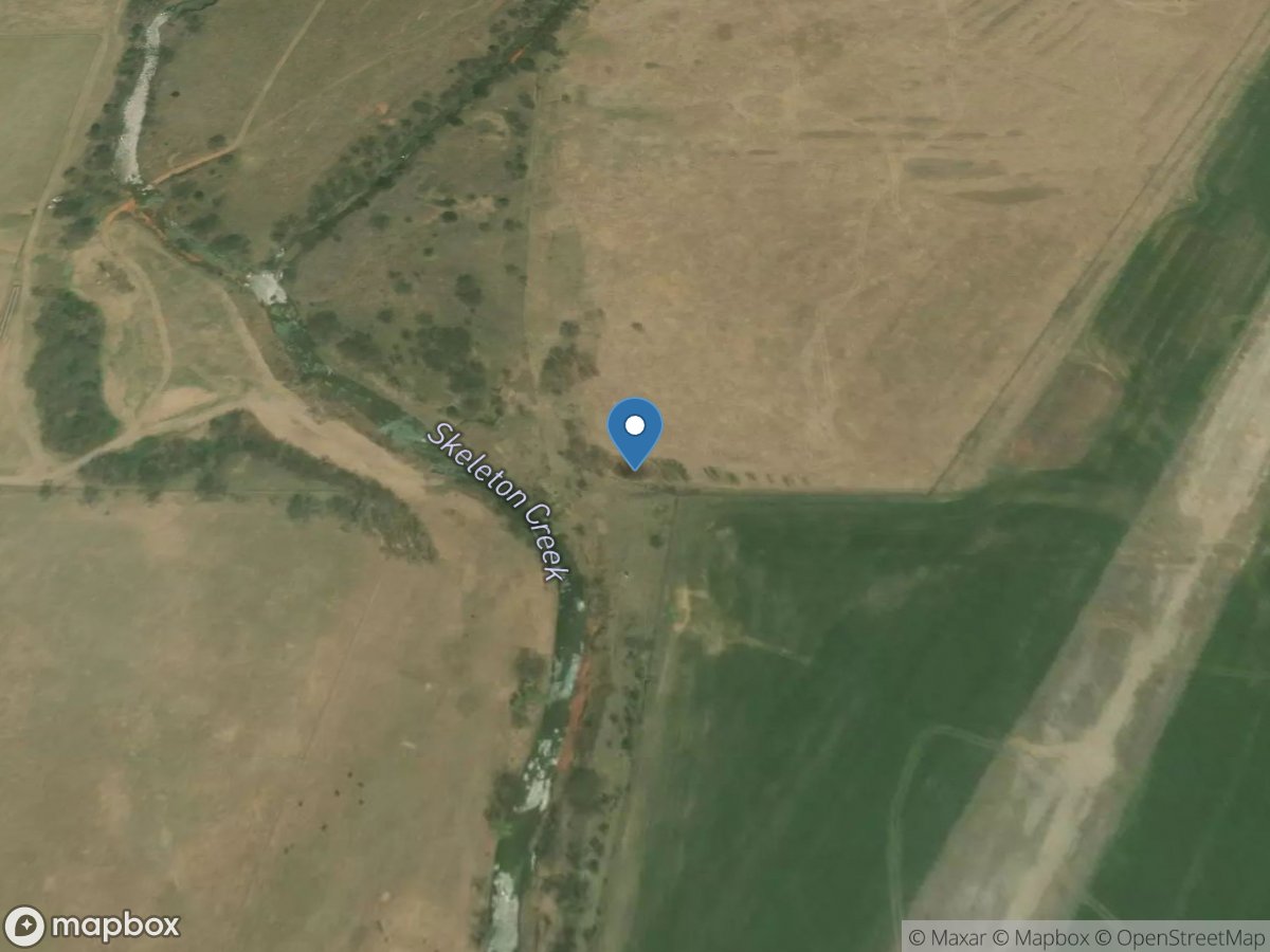 Skeleton Creek at Enid, OK location