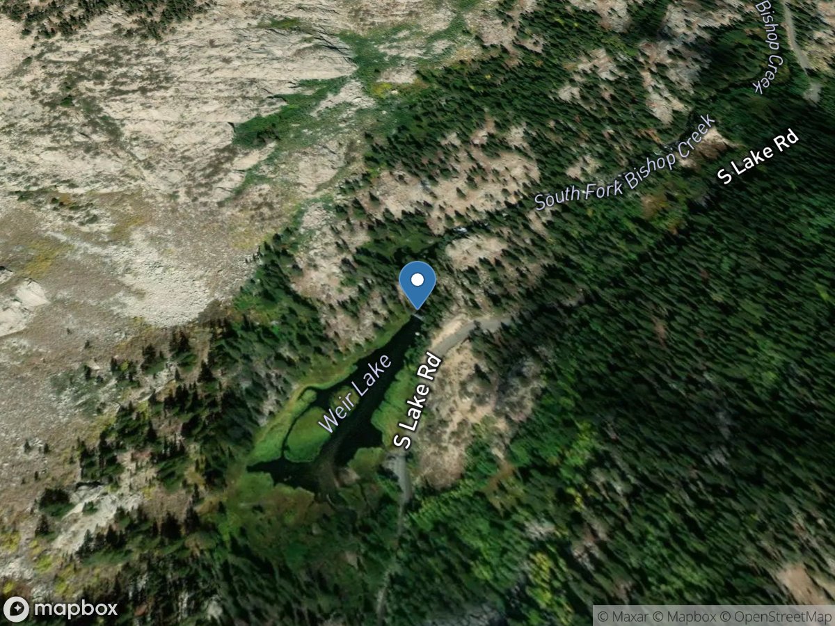 SF BISHOP Creek Below South Lake Near BISHOP CA location