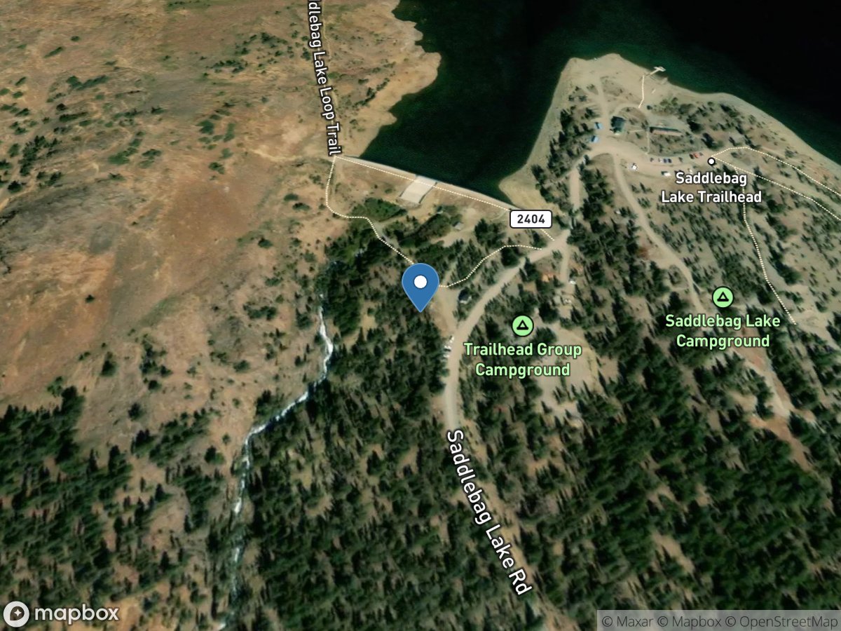 Lee Vining Creek below Saddlebag Lake near Lee Vining CA location