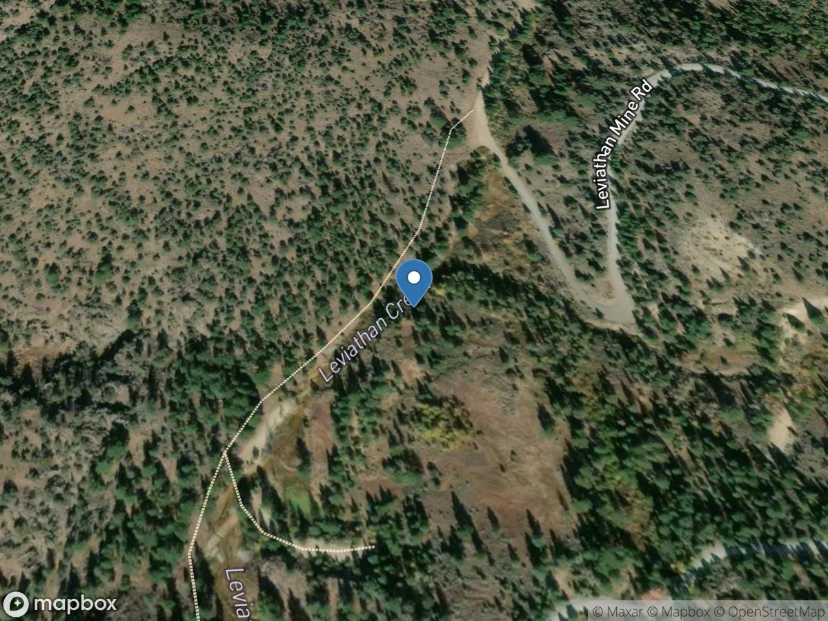 LEVIATHAN Creek Above ASPEN Creek Near MARKLEEVILLE CA location