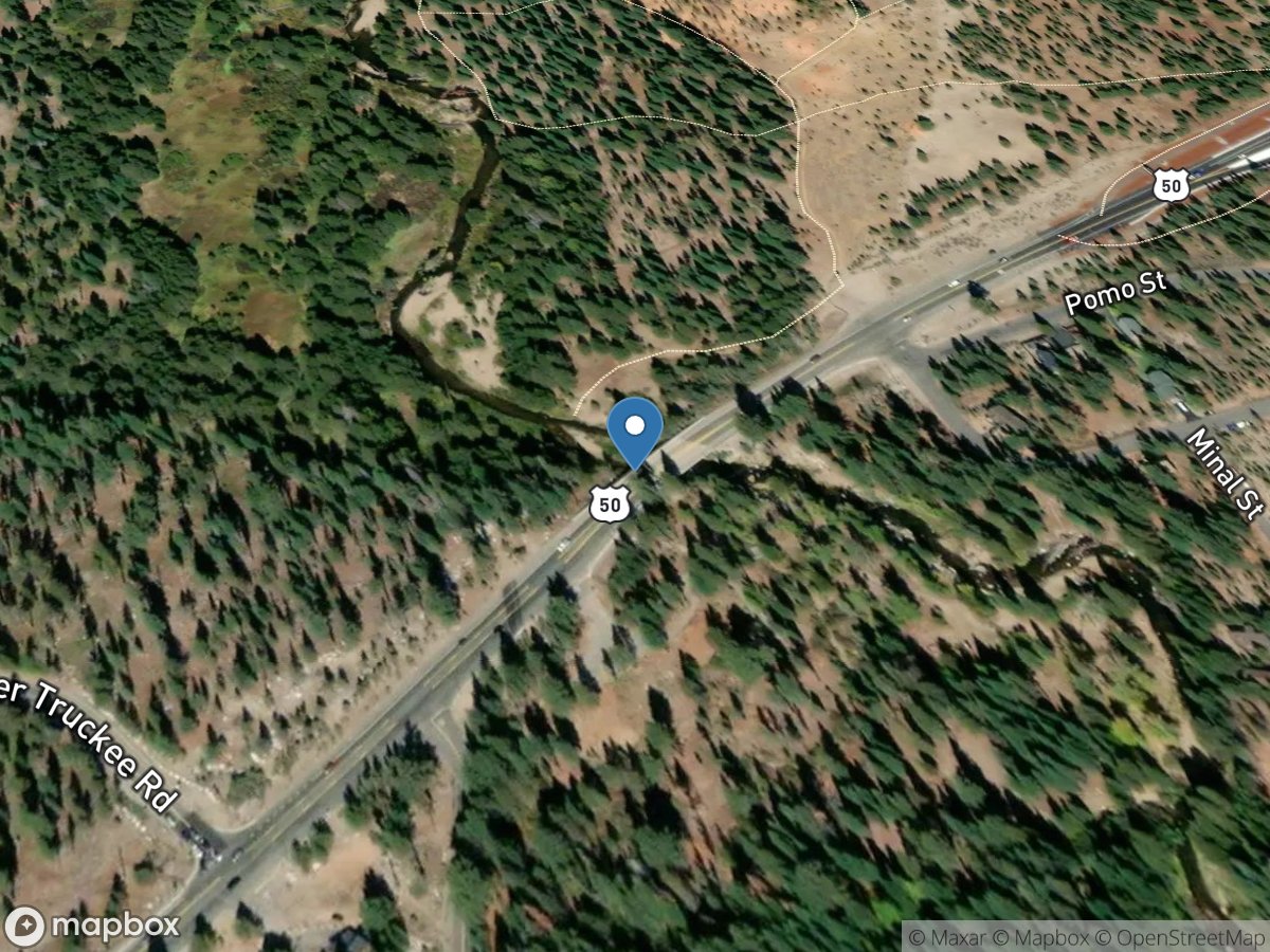 UPPER TRUCKEE RV At Highway 50 Above MEYERS, CA location