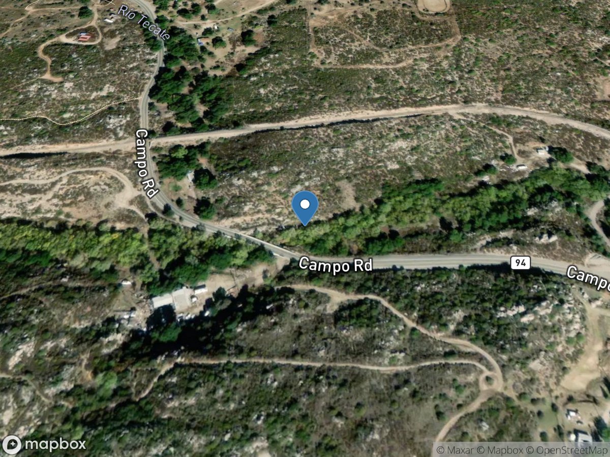 CAMPO Creek Near CAMPO CA location