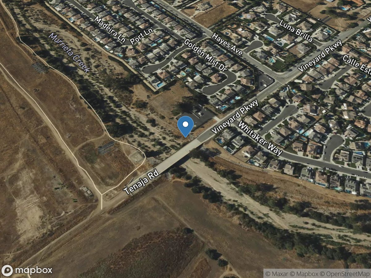 Murrieta Creek near Murrieta CA location