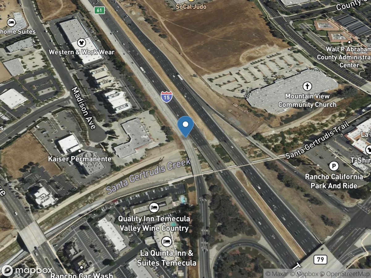 Santa Gertrudis Creek near Temecula CA location