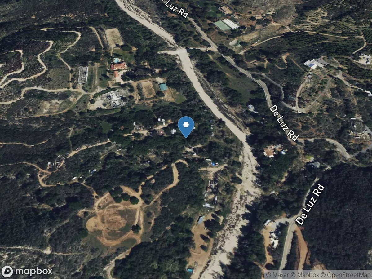DE LUZ Creek Near DE LUZ CA location