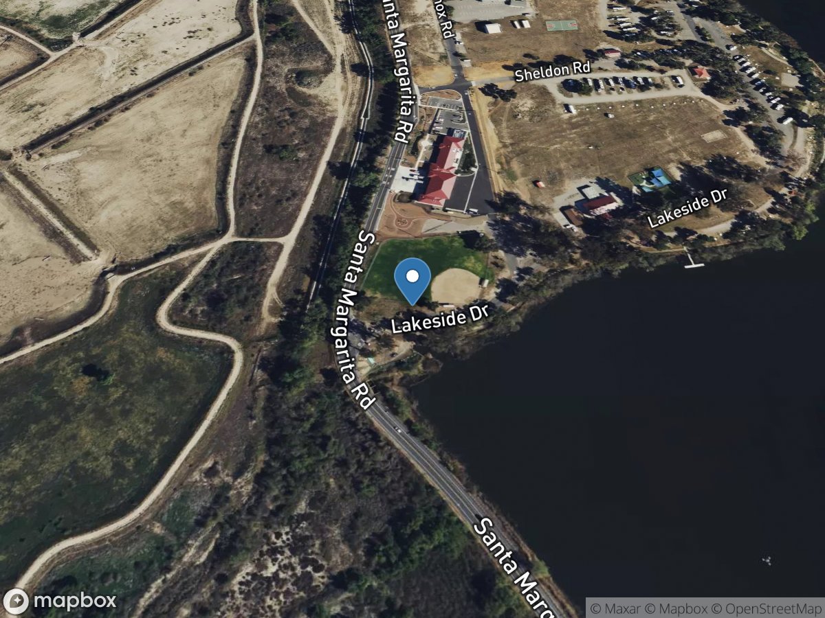 Oneill Lake Spill Ch near Fallbrook CA location