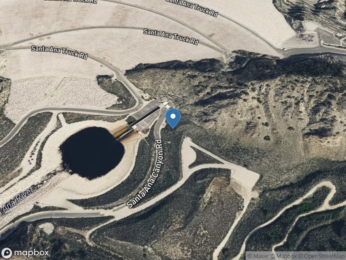 Sce Santa Ana River CN above Pp3 near Mentone CA location