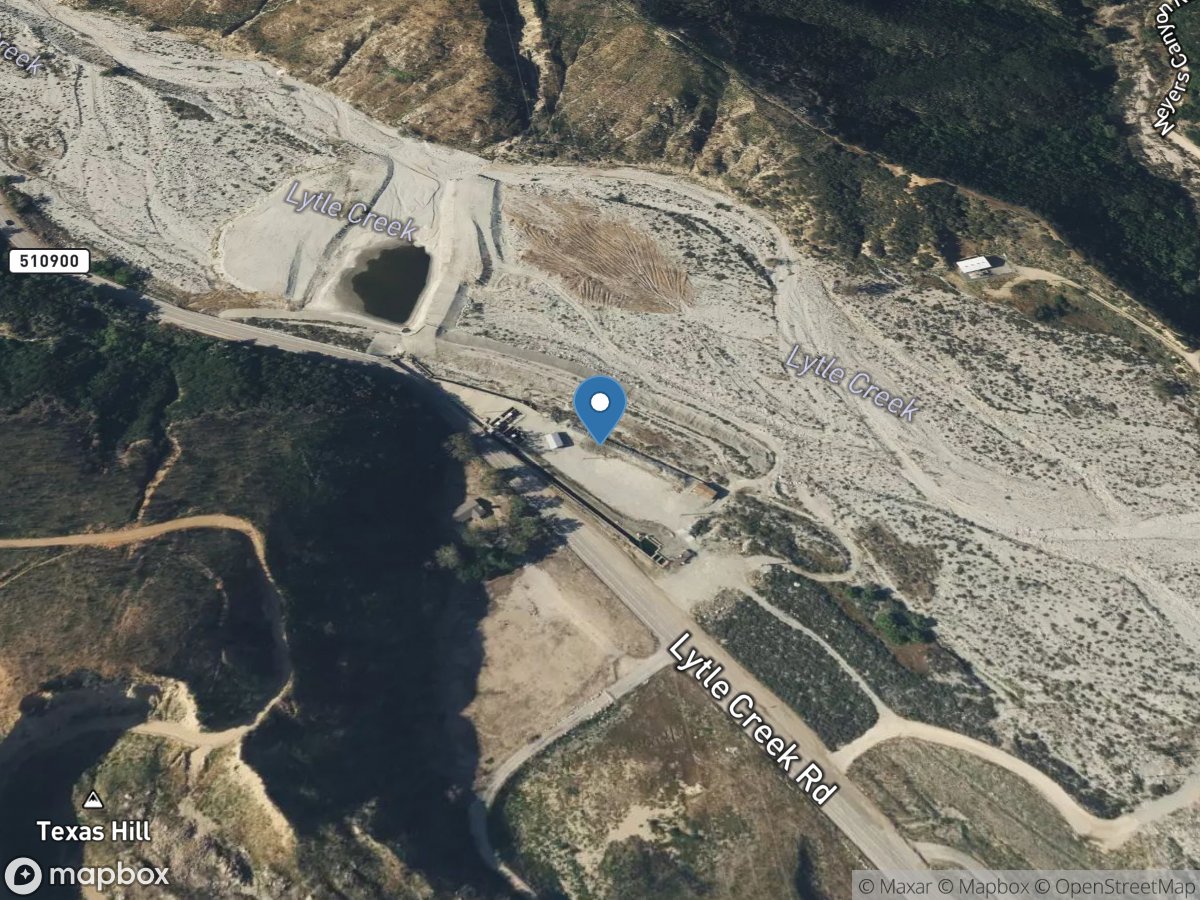 Fontana Ph Forebay Spillway near Fontana CA location