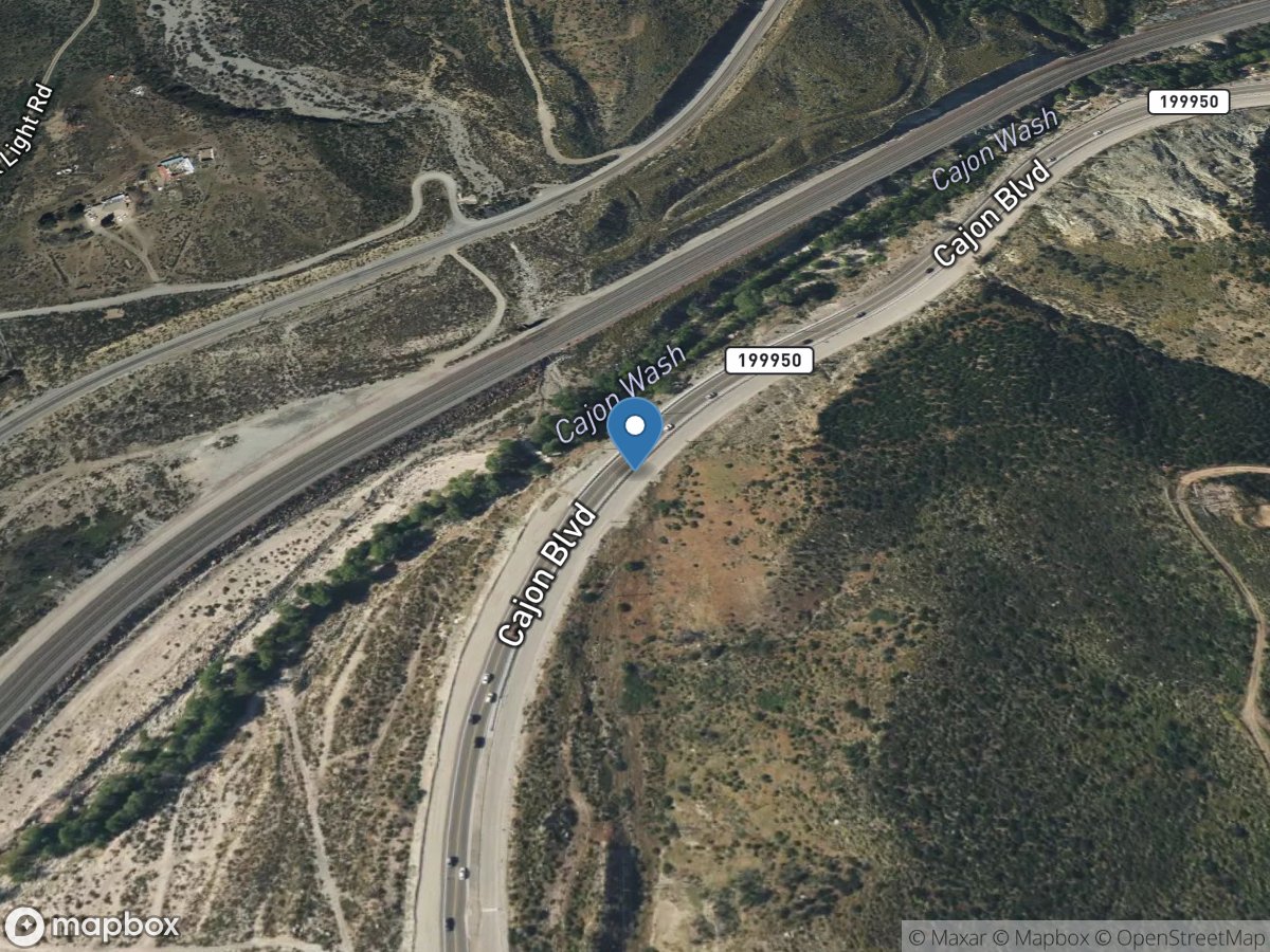 CAJON Creek Below LONE PINE Creek Near KEENBROOK CA location