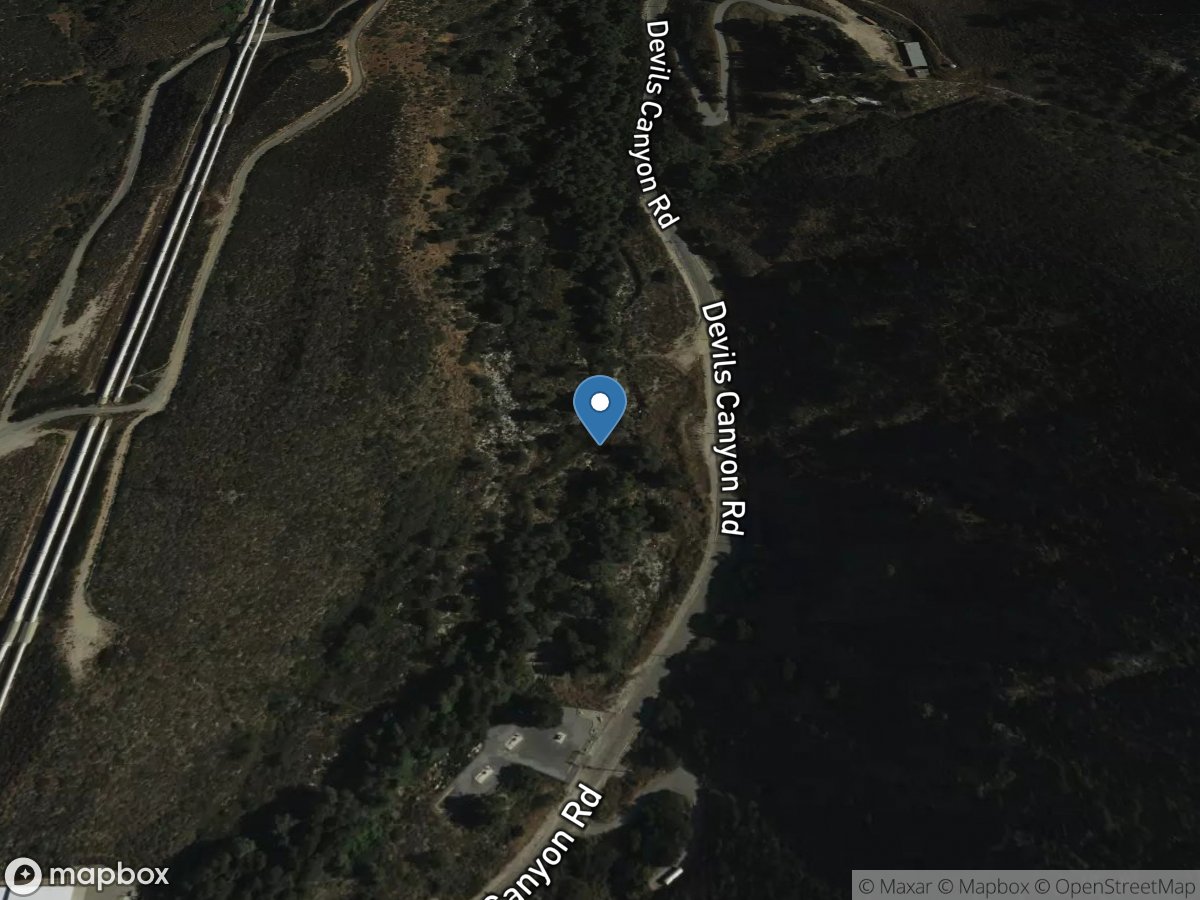 Devil Cyn Creek near San Bernardino CA location