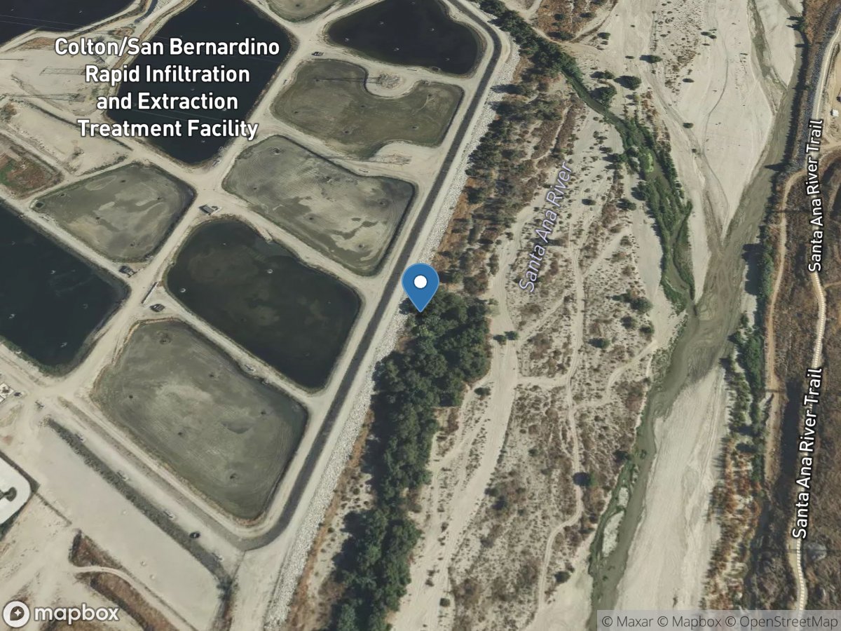 Rix Outflow a Santa Ana River near Grand Terrace CA location