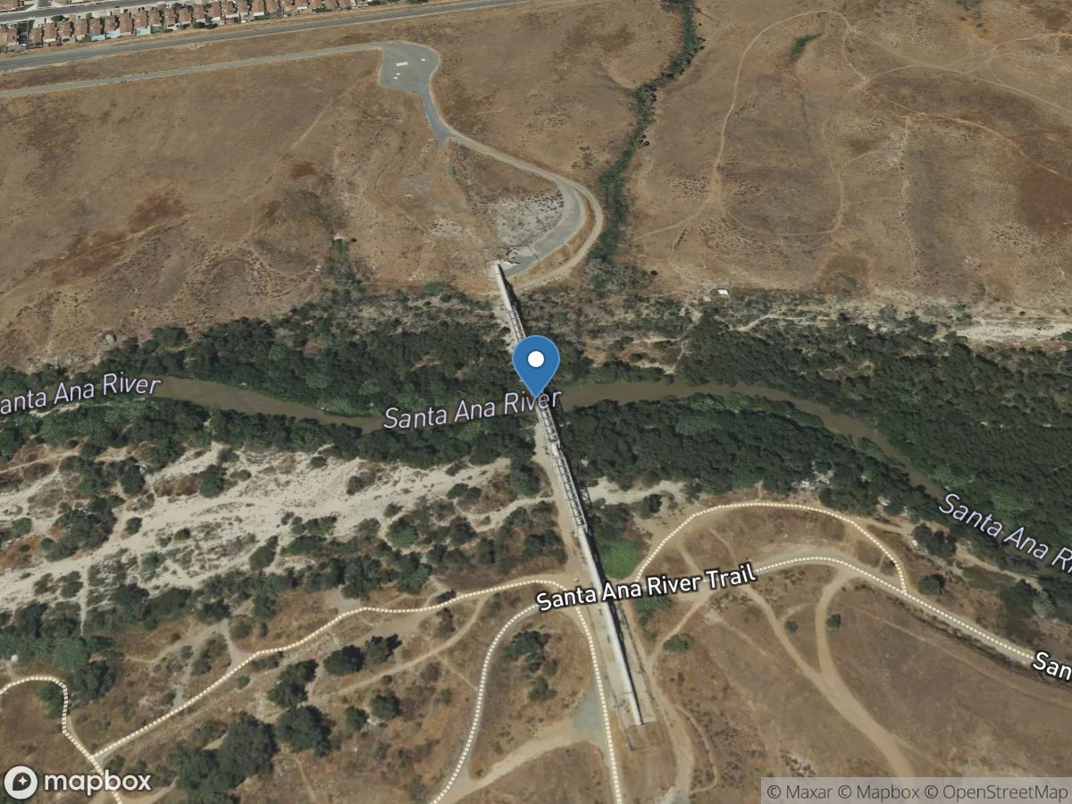 Santa Ana River a Mwd Crossing CA location