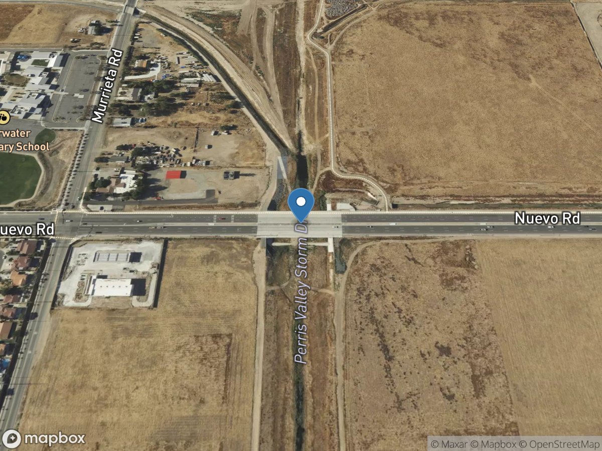 Perris Valley Storm Drive a Nuevo Road near Perris CA location