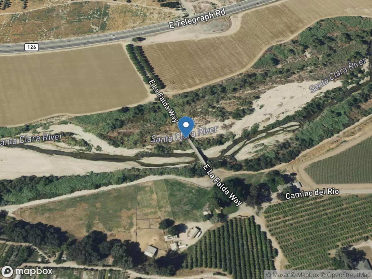 Santa Clara River near Piru CA location