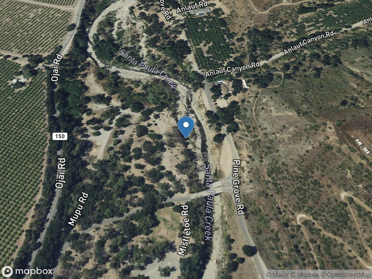 Santa Paula Creek near Santa Paula location