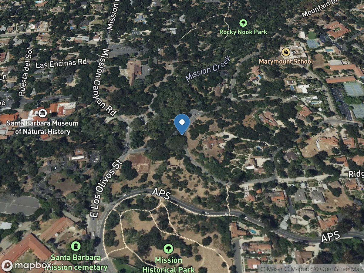 Mission C a Rocky Nook Park a Santa Barbara CA location