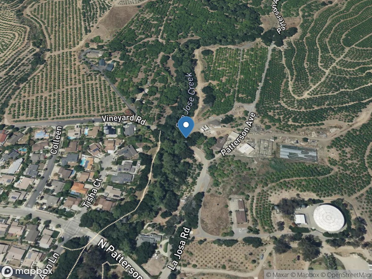 San Jose Creek near Goleta CA location