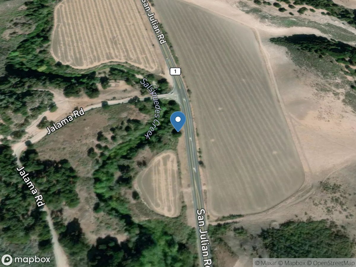 Salsipuedes Creek near Lompoc CA location