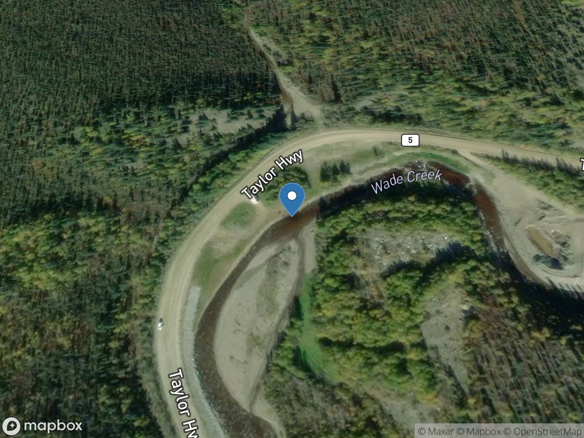 WADE C Tributary Near CHICKEN AK location