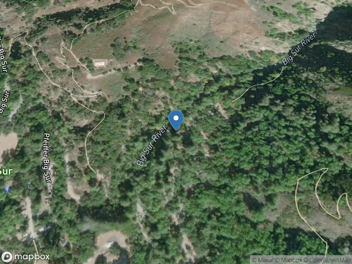 BIG SUR River Near BIG SUR CA location