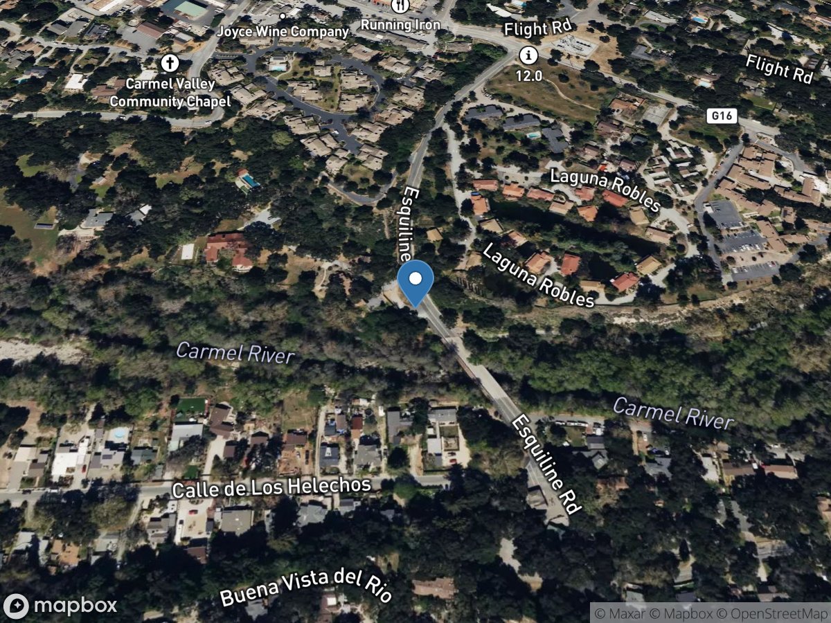 Carmel River a Robles Del Rio CA location