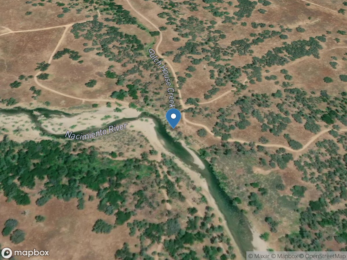 NACIMIENTO River Below SAPAQUE Creek Near BRYSON CA location