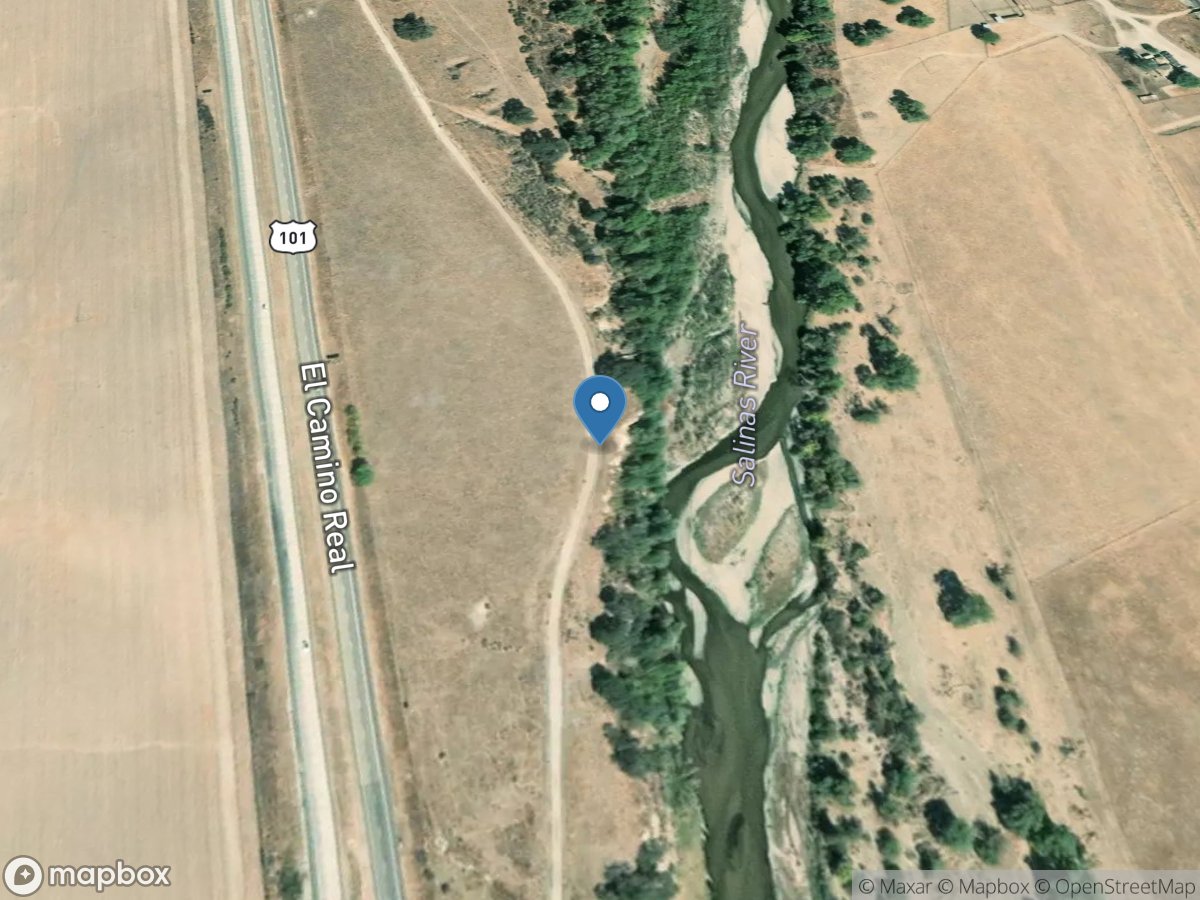 Salinas River near Bradley CA location