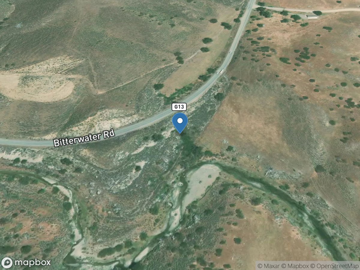 SAN LORENZO Creek Below BITTERWATER Creek Near KING CITY CA location