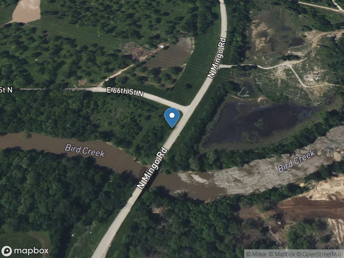 Bird Creek near Owasso, OK location