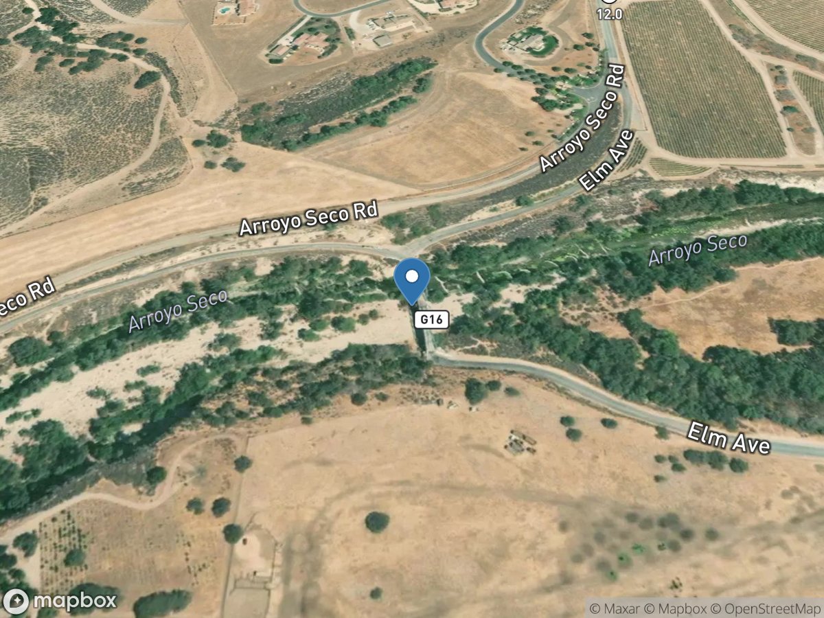 Arroyo Seco near Soledad CA location