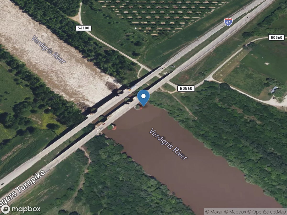 Verdigris River near Catoosa, OK location