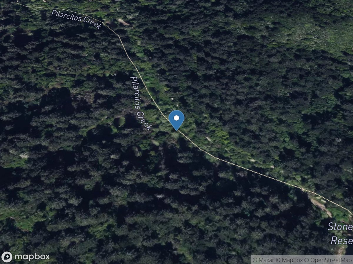 Pilarcitos Creek above Stone DAM near Hillsborough CA location