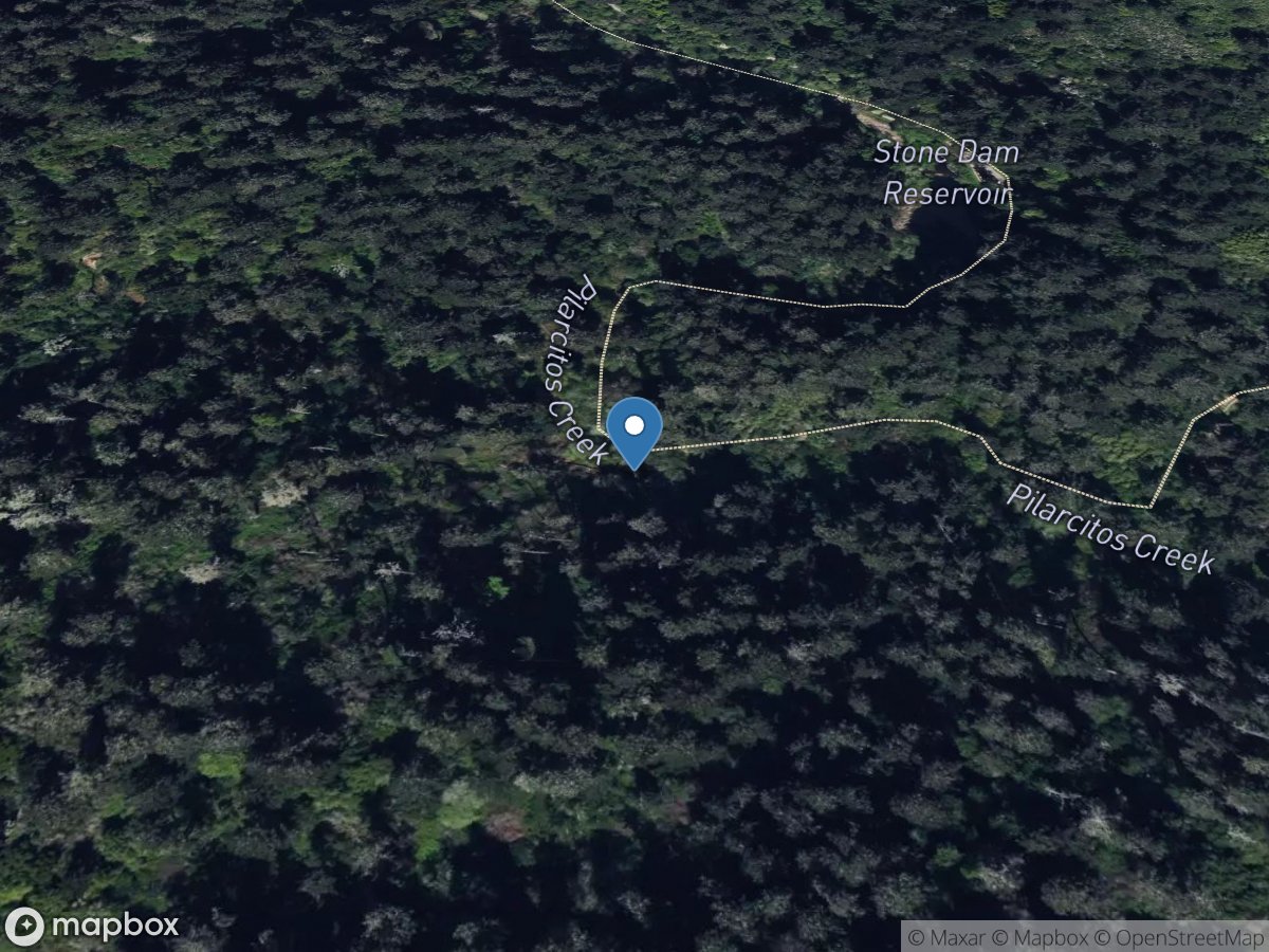 Pilarcitos Creek below Stone DAM near Hillsborough CA location