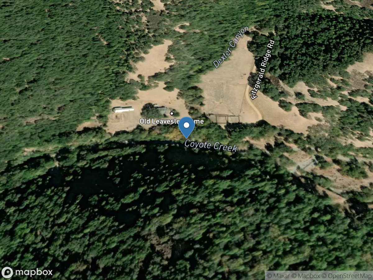 COYOTE Creek Near GILROY CA location