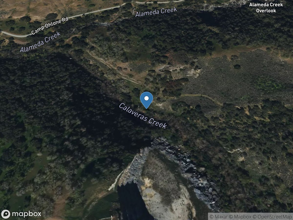 Calaveras Creek near Sunol CA location