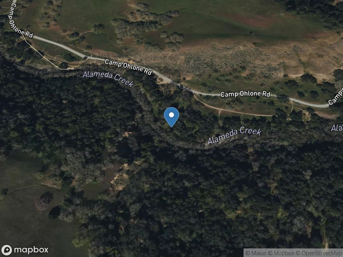 ALAMEDA Creek Below CALAVERAS Creek Near SUNOL CA location