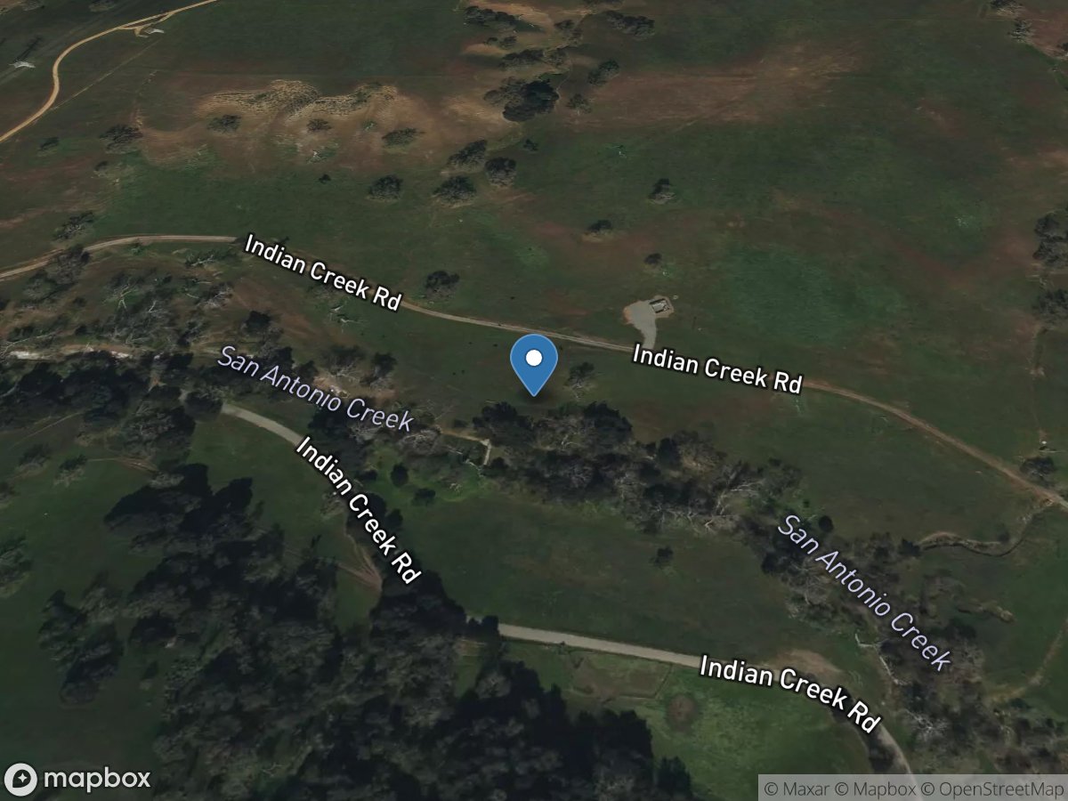 San Antonio Creek near Sunol CA location