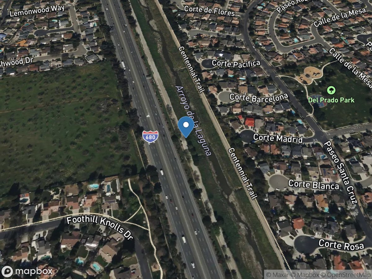 Arroyo DE LA Laguna a Corte Madrid near Pleasanton location