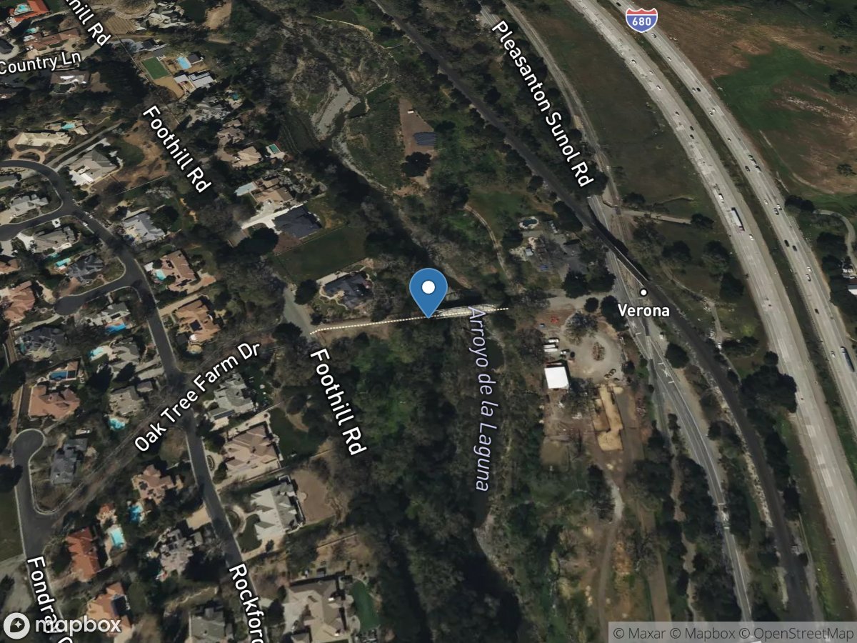 Arroyo DE LA Laguna a Verona CA location