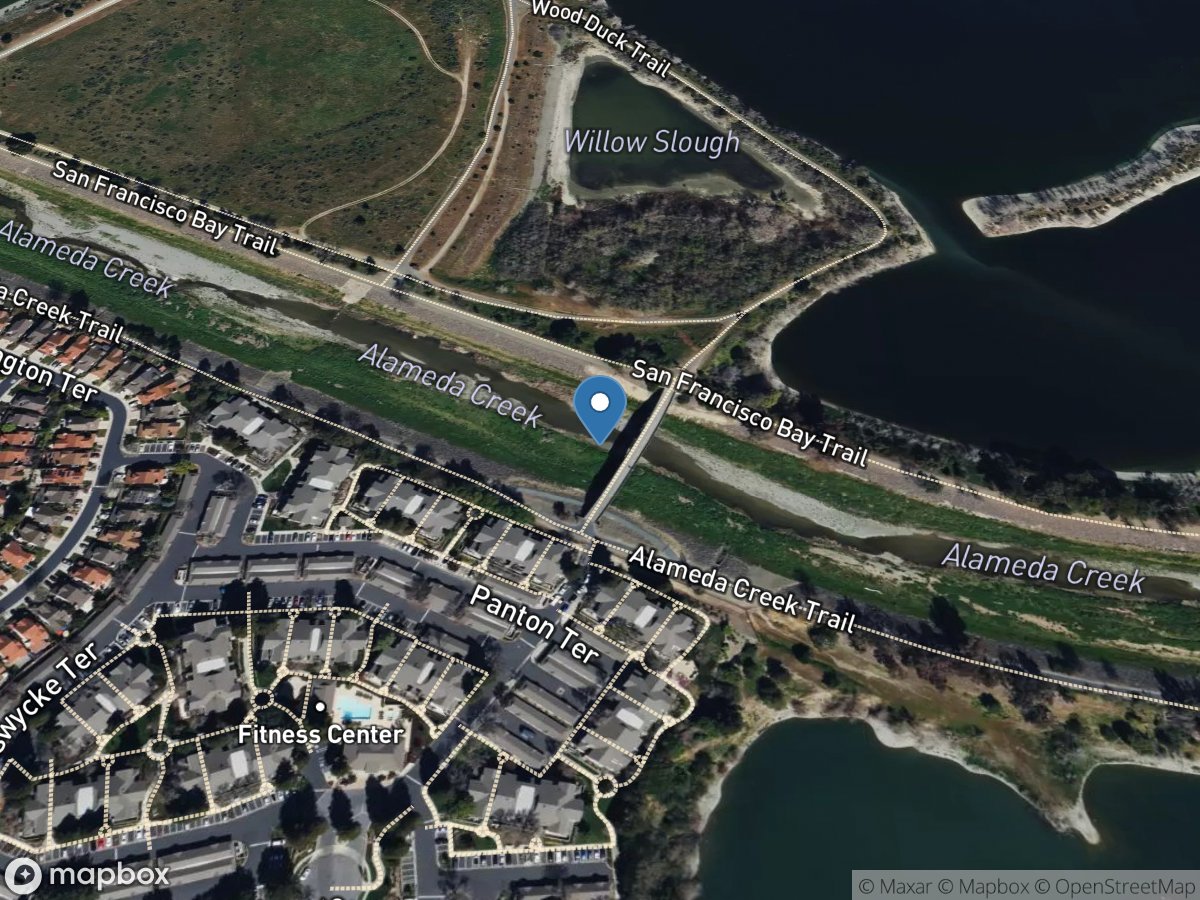 Alameda Creek near Fremont CA location