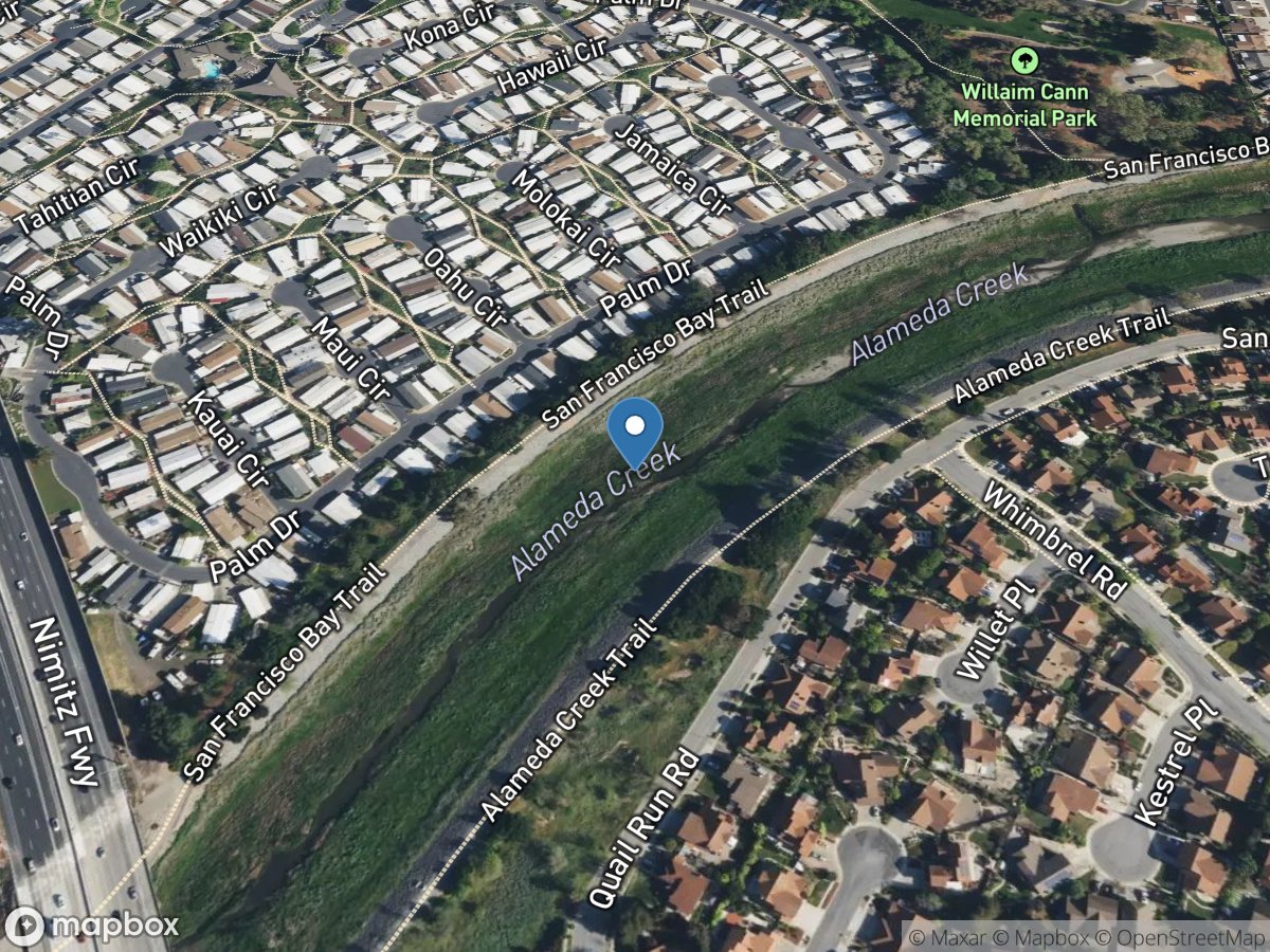 Alameda C Flood Channel a Union City CA location