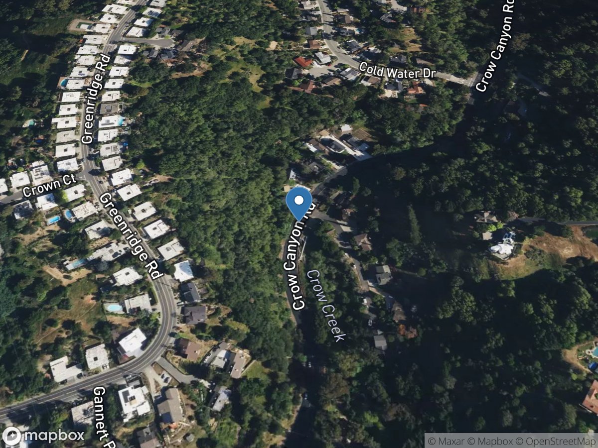 CROW Creek Near HAYWARD CA location